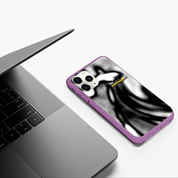 Чехол iPhone 11 Pro матовый Tom Clancys H A W X, цвет: 3D-фиолетовый — фото 2