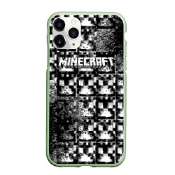 Чехол iPhone 11 Pro матовый Minecraft online game