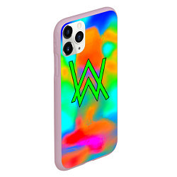 Чехол iPhone 11 Pro матовый Alan walker toxic music, цвет: 3D-розовый — фото 2