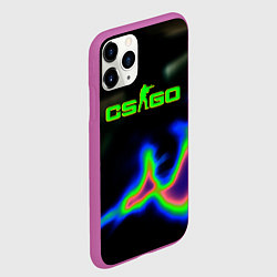 Чехол iPhone 11 Pro матовый Counter strike shost, цвет: 3D-фиолетовый — фото 2