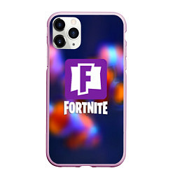 Чехол iPhone 11 Pro матовый Epic game fortnite, цвет: 3D-розовый