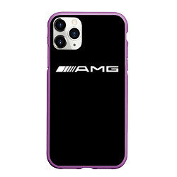 Чехол iPhone 11 Pro матовый Amg sport mercedes