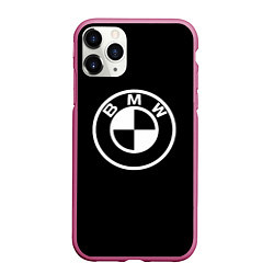 Чехол iPhone 11 Pro матовый Bmw sport white