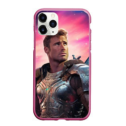 Чехол iPhone 11 Pro матовый William Glen Harold Herrington, цвет: 3D-малиновый