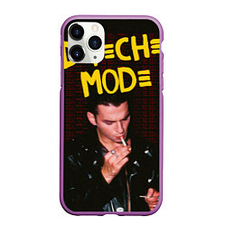 Чехол iPhone 11 Pro матовый Depeche Mode 1 Dave, цвет: 3D-фиолетовый