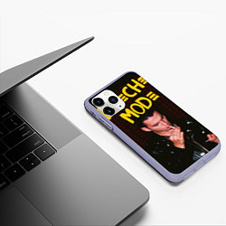 Чехол iPhone 11 Pro матовый Depeche Mode 1 Dave, цвет: 3D-светло-сиреневый — фото 2