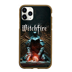 Чехол iPhone 11 Pro матовый Охотник witchfire