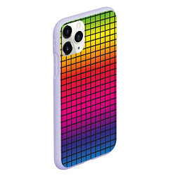 Чехол iPhone 11 Pro матовый Палитра rgb, цвет: 3D-светло-сиреневый — фото 2