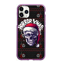 Чехол iPhone 11 Pro матовый Horror xmas