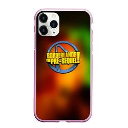 Чехол iPhone 11 Pro матовый Borderlands gearbox, цвет: 3D-розовый