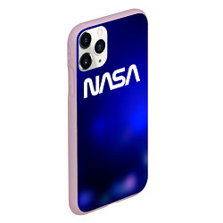 Чехол iPhone 11 Pro матовый Nasa звёздное небо, цвет: 3D-розовый — фото 2