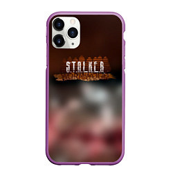 Чехол iPhone 11 Pro матовый Stalker припять зона