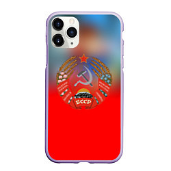 Чехол iPhone 11 Pro матовый Belarus ussr