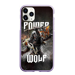 Чехол iPhone 11 Pro матовый Powerwolf: werewolf, цвет: 3D-светло-сиреневый