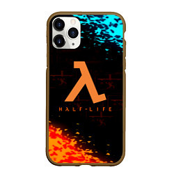 Чехол iPhone 11 Pro матовый Gordon freeman x Portal 2, цвет: 3D-коричневый