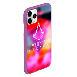 Чехол iPhone 11 Pro матовый Assassins creed game, цвет: 3D-фиолетовый — фото 2