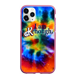 Чехол iPhone 11 Pro матовый Барби - i am kenough, цвет: 3D-малиновый