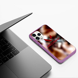 Чехол iPhone 11 Pro матовый Valorant riot games, цвет: 3D-фиолетовый — фото 2