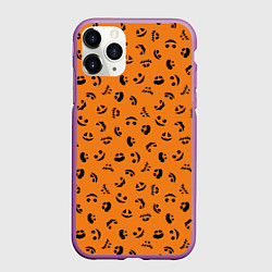 Чехол iPhone 11 Pro матовый Тыквенный узор