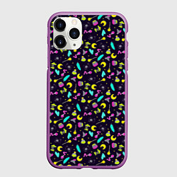 Чехол iPhone 11 Pro матовый Неоновая ведьмочка, цвет: 3D-фиолетовый