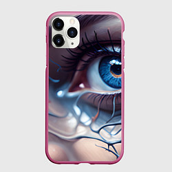 Чехол iPhone 11 Pro матовый Нейро око
