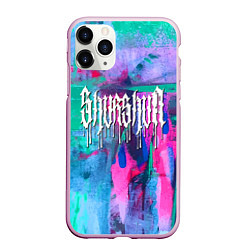 Чехол iPhone 11 Pro матовый Shurshun - tie-dye
