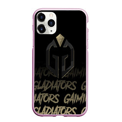 Чехол iPhone 11 Pro матовый Gaimin Gladiators style, цвет: 3D-розовый