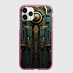 Чехол iPhone 11 Pro матовый Абстрактный узор в египетском стиле