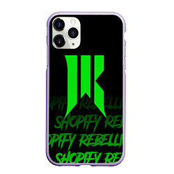 Чехол iPhone 11 Pro матовый Shopify Rebellion, цвет: 3D-светло-сиреневый