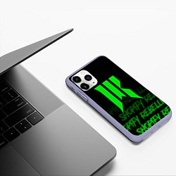 Чехол iPhone 11 Pro матовый Shopify Rebellion, цвет: 3D-светло-сиреневый — фото 2