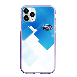 Чехол iPhone 11 Pro матовый Subaru art