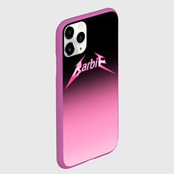 Чехол iPhone 11 Pro матовый Барби - стиль металлики: градиент, цвет: 3D-фиолетовый — фото 2