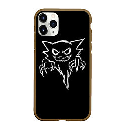 Чехол iPhone 11 Pro матовый Evil ghost, цвет: 3D-коричневый