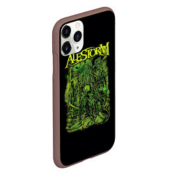 Чехол iPhone 11 Pro матовый Alestorm Pirates green, цвет: 3D-коричневый — фото 2