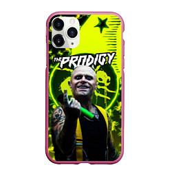 Чехол iPhone 11 Pro матовый The Prodigy Keith Flint, цвет: 3D-малиновый