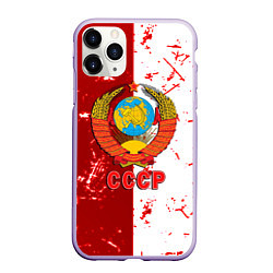 Чехол iPhone 11 Pro матовый СССР ретро символика