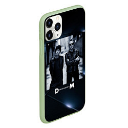 Чехол iPhone 11 Pro матовый Depeche Mode - Мартин и Дэйв, цвет: 3D-салатовый — фото 2