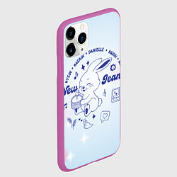 Чехол iPhone 11 Pro матовый Newjeans bunny, цвет: 3D-фиолетовый — фото 2