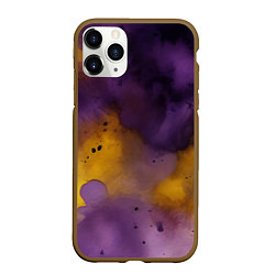 Чехол iPhone 11 Pro матовый Акварелика