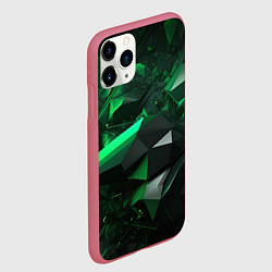 Чехол iPhone 11 Pro матовый Гармония геометрии в абстракции, цвет: 3D-малиновый — фото 2