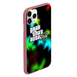 Чехол iPhone 11 Pro матовый GTA 5 tropicano, цвет: 3D-малиновый — фото 2