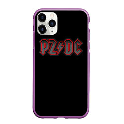 Чехол iPhone 11 Pro матовый PZDC - ACDC