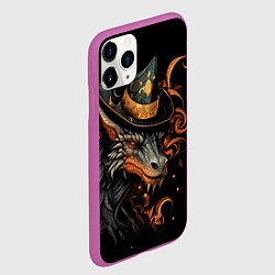 Чехол iPhone 11 Pro матовый Властелин холода, цвет: 3D-фиолетовый — фото 2