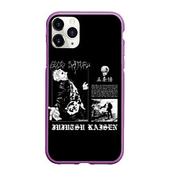Чехол iPhone 11 Pro матовый Годжо сходит с ума