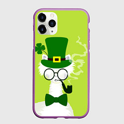 Чехол iPhone 11 Pro матовый Лама - альпака Патрик