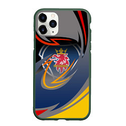 Чехол iPhone 11 Pro матовый Scania логотип