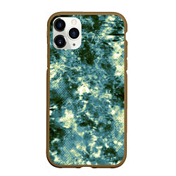 Чехол iPhone 11 Pro матовый Абстракция - ocean in grunge style