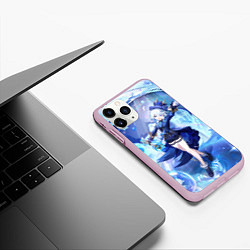 Чехол iPhone 11 Pro матовый Genshin Impact Furina, цвет: 3D-розовый — фото 2