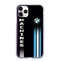 Чехол iPhone 11 Pro матовый BMW Premium, цвет: 3D-светло-сиреневый