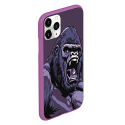 Чехол iPhone 11 Pro матовый Lord of the Jungle, цвет: 3D-фиолетовый — фото 2